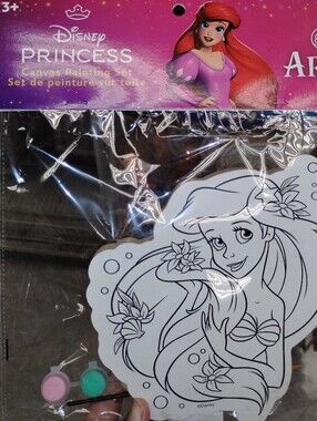 Disney Princess Ariel Canvas Painting Set